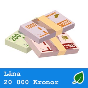 Låna 20 000 kronor